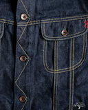 IH-101J-SR - 18oz Selvedge Denim Storm Rider Jacket - Indigo