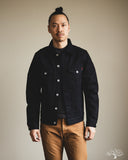 Iron Heart IH-526J-142ib - 14oz Selvedge Denim Modified Type III Jacket - Indigo/Black