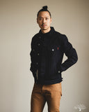 Iron Heart IH-526J-142ib - 14oz Selvedge Denim Modified Type III Jacket - Indigo/Black