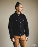 Iron Heart IH-526J-142ib - 14oz Selvedge Denim Modified Type III Jacket - Indigo/Black