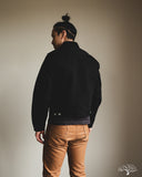 Iron Heart IH-526J-SBG - 21oz Selvedge Denim Modified Type III Jacket - Superblack (Fades To Grey)