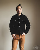 Iron Heart IH-526J-SBG - 21oz Selvedge Denim Modified Type III Jacket - Superblack (Fades To Grey)