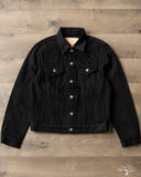 Iron Heart IH-526J-SBG - 21oz Selvedge Denim Modified Type III Jacket - Superblack (Fades To Grey)