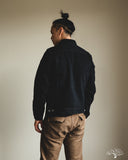 Iron Heart IH-526J-SLBod - 16oz Slubby Selvedge Denim Type III Jacket - Indigo Overdyed Black