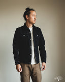Iron Heart IH-526Lod - 19oz Left Hand Twill Type III Modified Denim Jacket - Indigo Overdyed Black