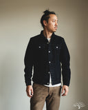 Iron Heart IH-526Lod - 19oz Left Hand Twill Type III Modified Denim Jacket - Indigo Overdyed Black