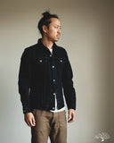 Iron Heart IH-526Lod - 19oz Left Hand Twill Type III Modified Denim Jacket - Indigo Overdyed Black