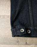 Iron Heart IH-526Lod - 19oz Left Hand Twill Type III Modified Denim Jacket - Indigo Overdyed Black