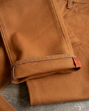 Iron Heart IH-555D - 17oz Duck Super Slim Cut Pants - Brown