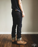 Iron Heart IH-555S-21 - 21oz Indigo Selvedge Super-Slim Denim