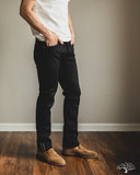 Iron Heart IH-555S-SB - 21oz Superblack Selvedge Super Slim Denim (Non-Fade)