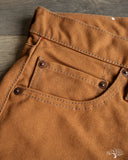 Iron Heart IH-634D - 17oz Duck Straight Cut Pants - Brown