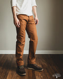 Iron Heart IH-634D - 17oz Duck Straight Cut Pants - Brown