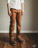 Iron Heart IH-634D - 17oz Duck Straight Cut Pants - Brown