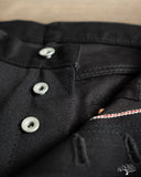 Iron Heart IH-634S-SB - 21oz Selvedge Denim Straight Cut - Superblack (Non-Fade)