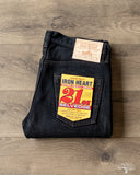 Iron Heart IH-666S-21od - 21oz Overdyed Selvedge Slim Straight Denim