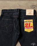 Iron Heart IH-666S-21od - 21oz Overdyed Selvedge Slim Straight Denim