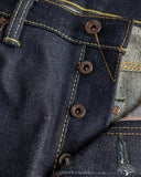 Iron Heart IH-666S-UHR - 21/23oz Ultra Heavy Raw Indigo Selvedge Slim Straight Denim