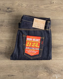 Iron Heart IH-666S-UHR - 21/23oz Ultra Heavy Raw Indigo Selvedge Slim Straight Denim