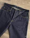 Iron Heart IH-666S-UHR - 21/23oz Ultra Heavy Raw Indigo Selvedge Slim Straight Denim