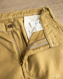 Iron Heart IH-720-KHA - 11oz Cotton Whipcord Work Pants - Khaki