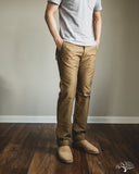 Iron Heart IH-720-KHA - 11oz Cotton Whipcord Work Pants - Khaki