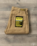 Iron Heart IH-720-KHA - 11oz Cotton Whipcord Work Pants - Khaki