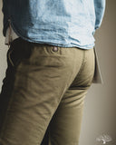 Iron Heart IH-720-OLV - 11oz Cotton Whipcord Work Pants - Olive