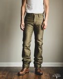 Iron Heart IH-720-OLV - 11oz Cotton Whipcord Work Pants - Olive