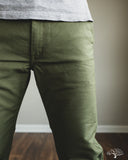 Iron Heart IH-720-OLV - 11oz Cotton Whipcord Work Pants - Olive