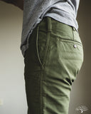 Iron Heart IH-720-OLV - 11oz Cotton Whipcord Work Pants - Olive