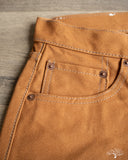 Iron Heart IH-777D - 17oz Duck Slim Tapered Cut Pants - Brown