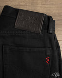 Iron Heart IH-888S-SB - 21oz Superblack (Non-Fade) Selvedge High Rise Tapered Denim