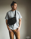 Iron Heart IHE-36-BLK - 12oz Wabash Small Shoulder Bag - Black