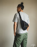 Iron Heart IHE-51-IND - Diamond Stitched 25oz Selvedge Denim Waist Bag - Indigo