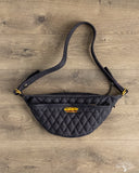 Iron Heart IHE-51-IND - Diamond Stitched 25oz Selvedge Denim Waist Bag - Indigo