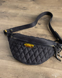 Iron Heart IHE-51-IND - Diamond Stitched 25oz Selvedge Denim Waist Bag - Indigo