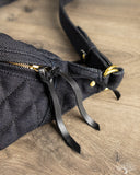 Iron Heart IHE-51-IND - Diamond Stitched 25oz Selvedge Denim Waist Bag - Indigo