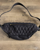 Iron Heart IHE-51-IND - Diamond Stitched 25oz Selvedge Denim Waist Bag - Indigo