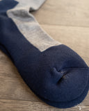 Iron Heart IHG-030 Work Boot Socks - Grey/Navy