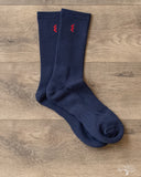 Iron Heart IHG-030 Work Boot Socks - Navy