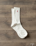 Iron Heart IHG-030 Work Boot Socks - Off White