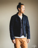Iron Heart IHJ-140-IG - 19oz Selvedge Denim Type I Jacket - Indigo/Grey