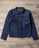 Iron Heart IHJ-140-IG - 19oz Selvedge Denim Type I Jacket - Indigo/Grey