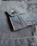 Iron Heart IHJ-141-IND - 10.5oz Narrow Stripe Hickory Type I Jacket - Indigo