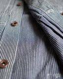 Iron Heart IHJ-141-IND - 10.5oz Narrow Stripe Hickory Type I Jacket - Indigo
