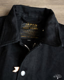 Iron Heart IHJ-142-BLK - 21oz Serge Windbreaker - Black