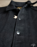 Iron Heart IHJ-142-BLK - 21oz Serge Windbreaker - Black