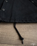 Iron Heart IHJ-142-BLK - 21oz Serge Windbreaker - Black