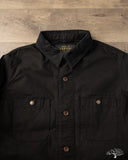 Iron Heart IHJ-148-BLK - 10oz Kurashikizome Organic Cotton Duck Chore Jacket - Black